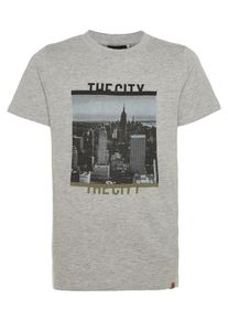 name it, Print T-Shirt, Grau