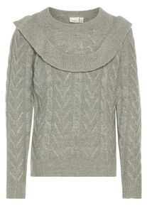 name it, M&auml;dchen Strickpullover, Graumeliert