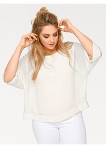 Heine, Damen Blusenshirt, Weiß