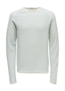 Only & Sons Only & Sons, Herren Strickpullover, Hellgrau
