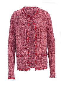 Heine, Damen Strickjacke, Rot