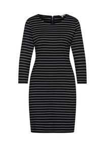 Tom Tailor Denim, Damen Kleid, Schwarz / Weiß