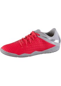 Nike, Herren Fu&szlig;ballschuhe 'HYPERVENOM 3 ACADEMY IC', Grau / Hellrot