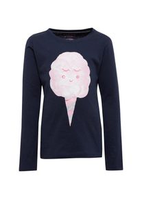 REVIEW KIDS REVIEW FOR KIDS, Mädchen Longsleeve mit Front-Print, Navy