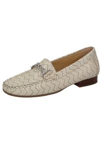 Sioux, Damen Slipper 'Cortizia-704', Hellbeige / Wei&szlig;
