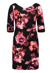 Vera Mont, Damen Blukleid, Pink / Hellrot / Schwarz