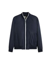 Mango Man, Herren Jacke 'Idun', Navy / Weiß