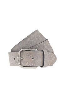 Vanzetti, Damen Gürtel 'Glitter floral Print 3,5cm', Offwhite