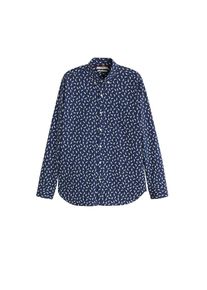 Mango Man, Herren Hemd 'Dalsi', Navy / Weiß