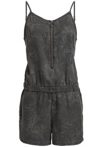 Khujo, Damen Jumpsuit 'SHONA EASY JUNGLE AOP', Schwarz