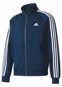 adidas Performance, Herren Sweatjacke 'ESSENTIAL 3 STRIPES TRACK JACKET TRICOT', Marine / Wei&szlig;