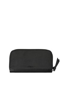 s.Oliver RED LABEL, Damen Wallet, Schwarz / Silber