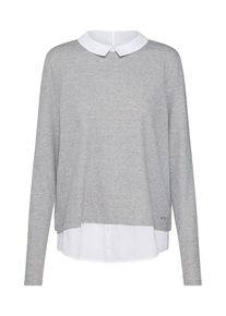 Tom Tailor Denim, Damen Shirt, Grau / Weiß