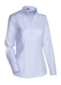 Jacques Britt, Damen City-Bluse, Rauchblau