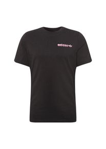 adidas originals, Herren Shirt 'TROPICAL TEE', Pink / Schwarz