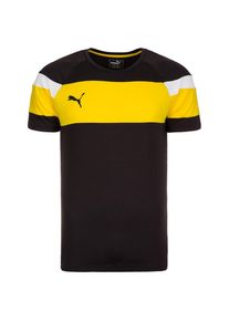 Puma, Herren T-Shirt 'Spirit II Leisure', Gelb / Schwarz / Weiß