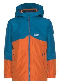 Jack Wolfskin, Jacke 'ICELAND', Himmelblau / Orange