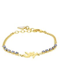 Guess, Damen Armband 'My Feelings 4U', Blau / Gold