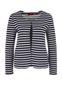 s.Oliver RED LABEL, Damen Blazer, Nachtblau / Wei&szlig;
