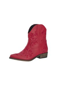 Heine, Damen Stiefelette, Himbeer