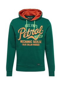 PETROL INDUSTRIES, Herren Sweatshirt, Grün / Orange