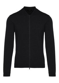 J. Lindeberg J.Lindeberg, Herren Strickjacke 'Lyam True Merino', Schwarz