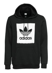 adidas originals, Herren Kapuzenpullover 'SOLID BB HOOD', Schwarz / Wei&szlig;