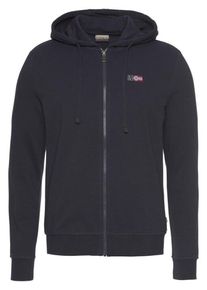 Napapijri, Herren Sweatjacke, Marine / Rot / Wei&szlig;
