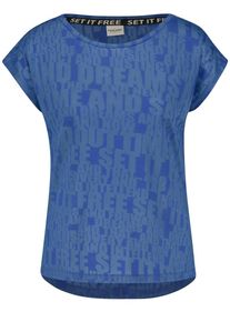 Taifun, Damen T-Shirt, Royalblau