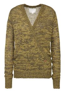 Khujo, Damen Pullover 'AMELIA', Gelb / Schwarz