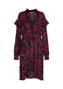 Replay, Damen Kleid, Navy / Rot