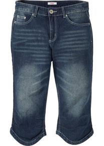 sheego Denim, Damen Jeansbermudas, Blue Denim