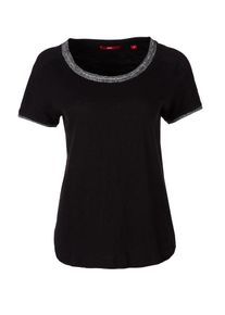 s.Oliver RED LABEL, Damen T-Shirt, Schwarz