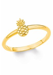 s.Oliver RED LABEL, Damen Fingerring 'Ananas, 2019949', Gold