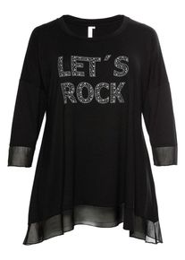 SheeGOTit, Damen sheeGOTit Longshirt, Schwarz