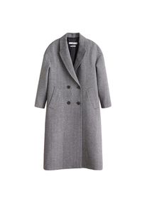 Mango, Damen Mantel 'Picasso', Schwarz / Wei&szlig;