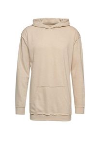 Urban Classics, Herren Sweatshirt 'Oversized Open Edge Slub Terry Hoody', Beige