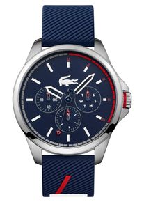 Lacoste, Herren Uhr 'Capbreton 2010979', Blau / Rot / Silber