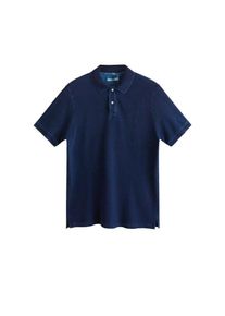 Mango Man, Herren Poloshirt 'Indie', Dunkelblau