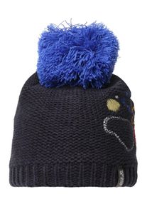 Jack Wolfskin, Mädchen Mütze 'PAW', Blau / Schwarz