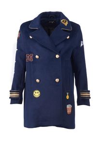 Maze, Herren Mantel 'Pray', Blau / Gold
