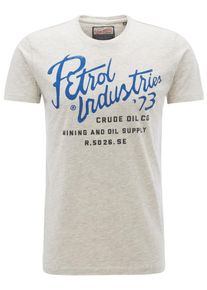 PETROL INDUSTRIES, Herren T-Shirt, Blau / Anthrazit / Hellgrau