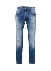 Replay, Herren Jeans im Used-Style 'Anbass', Blue Denim
