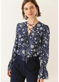 IVY & OAK IVY & OAK, Damen Blouse, Hellblau / Dunkelblau / Weiß