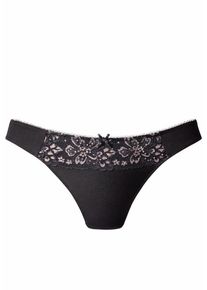 Lascana, Damen String, Schwarz