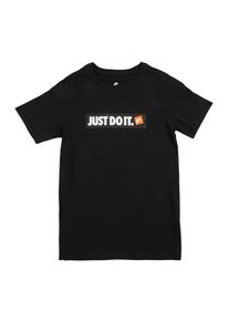 Nike Sportswear, T-Shirt 'Bumper Sticker', Orange / Schwarz / Weiß