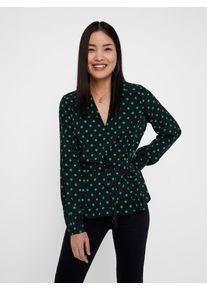 Véro Moda VERO MODA, Damen Bluse, Grün / Schwarz