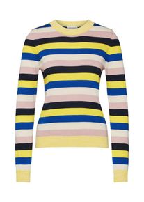 armedangels, Damen Pullover 'Oxana', Creme / Gelb / Rosa