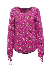 Tom Tailor, Damen Bluse, Cyclam / Mischfarben