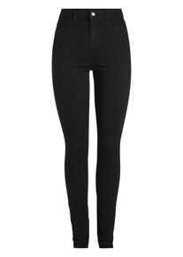 Pieces, Damen High Waist Jeans, Schwarz